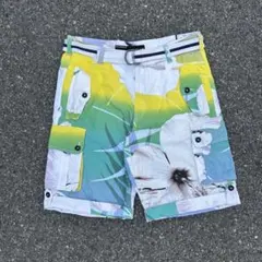 00s ROCAWEAR バギーカーゴショーツ 総柄 street SURFのサムネイル
