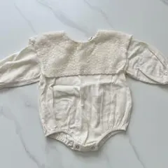 bebeholic レースロンパース　80