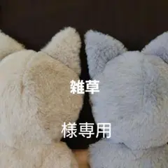 雑草様オーダーぬい服