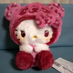 パンダ ハローキティ 　ギャルパンダ♡BIGぬいぐるみ　ピンク