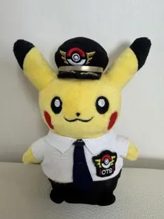 ポケモン　ぬいぐるみ　ピカチュウ　パイロット　CA 新千歳空港 ✧₊大好き💛ピカチュウ🌟˚✧₊⁎ by次男👦🏻 新千歳空港ver. パイロット