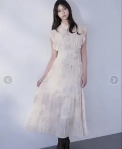 snidel Sustainableプリーツプリントワンピース ライトピンク00 - メルカリ
