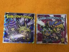 遊戯王マンシール闇遊戯＆ブラックマジシャン、遊戯＆マジシャンガールシールセット