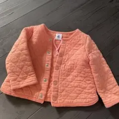 PETIT BATEAU コーラルピンク　キルティング　アウター