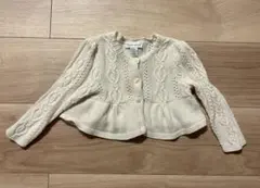 ラルフローレン カーディガン　キッズ　12M 80cm 白