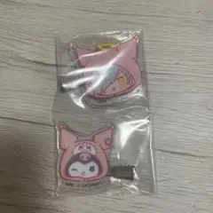 大妖怪サンリオコラボ ローソン一番くじ D賞だるまいずごっど 前髪クリップ