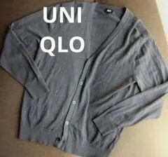 ✩*り様 UNIQLO グレー 薄手カーディガン Lサイズ