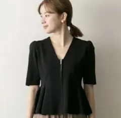 CELFORD ジッパー付きカーディガン 36サイズ