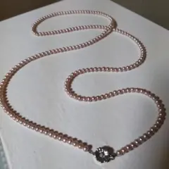 淡水パール ロングネックレス