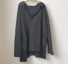 natural couture 長袖　シャツ　ブラウス　ブラックのサムネイル