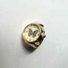 蝶々モチーフ ゴールド リングウォッチ 時計 vintage itimiのサムネイル
