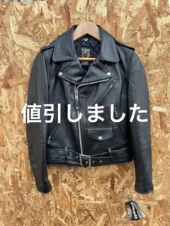 最終値引致しました‼️ 新品未使用ショットダブルライダース ワンスターＳサイズのサムネイル