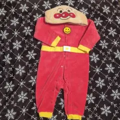 アンパンマン フリースロンパース 80