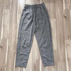 GU チェック柄 カジュアルパンツ Sサイズ