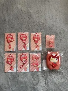 すとぷり 莉犬くんアクリルキーホルダー、シリコンポーチ、けーぶるかばー