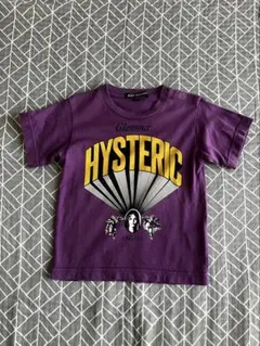 JOEY HYSTERIC キッズ　ロゴ　Tシャツ　紫　XS 90cmのサムネイル