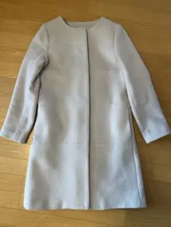 ノーカラーコート♡グレー