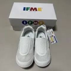 新品　未使用　箱なしIFME ホワイト スニーカー　19センチ
