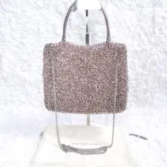 希少色✨美品✨アンテプリマ スタンダード ミディアム ピンクシルバー チェーン付