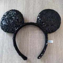 スパンコール　カチューシャ　ディズニー　シンプル　ノーマル
