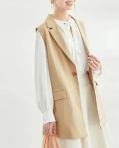 値下げしました！ロペピクニック スリーブレスジャケットジレ