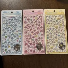 正規品　ボンボンドロップシールしずくちゃんミニ3枚セット
