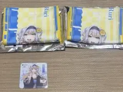 にじさんじ 極楽湯 マフラータオル　コースター 栞葉るり