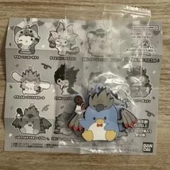 モンハン　サンリオ　カプセルラバーマスコット　バルファルク　タキシードサム