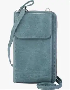 ✨大容量✨ 2WAYスマホショルダーバック ブルー　5.5インチ対応