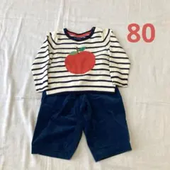 baby GAP リンゴセーターとpetit main パンツ12-18ヶ月