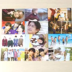 キンプリSnow Man SixTONES データカード 厚紙カード Myojo