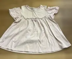 女の子 レース袖 Aラインチュニック 120㎝