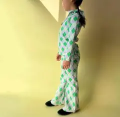 【新品未使用】エマズルーム　アーガイル　セットアップ