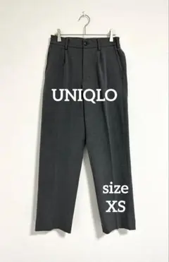UNIQLO ユニクロ タックワイドパンツ XSサイズ グレー