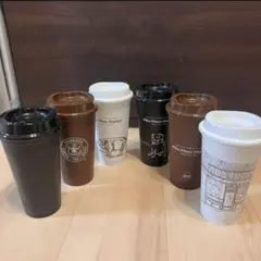 希少!! 未開封 【スターバックス1号店限定】ホットリユーザブルカップ6個セット