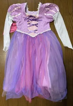 ラプンツェル風 100 ワンピース ディズニー 発表会