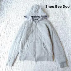 【Shoo Bee Doo】 ジップアップパーカーキルティングジャケット　グレー