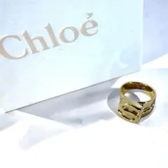 【美品】Chloe クロエ ダリルリング ゴールド サイズ約14号 箱付きのサムネイル