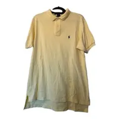 RALPH LAURENラルフローレン 黄色 コットンポロシャツ