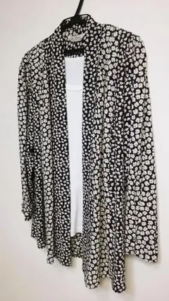 【昭和レトロ 平成レトロ ヴィンテージ好きに♪】古着／花柄カーディガン