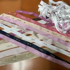 DIOR ロゴ入りリボンセット 複数色