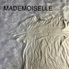 MADEMOISELLE ホワイト 半袖Tシャツ 無地 サイズ38(Mサイズ）のサムネイル