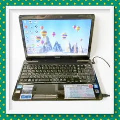 SSD快速⭐Corei5⭐メモリ8GBとSSDで快適♪⭐カメラ付黒ノートパソコン