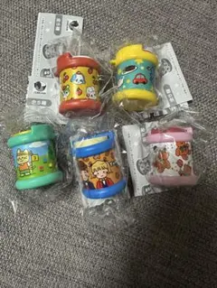 ミニチュアレトロコインケース　キーホルダー 5個セット