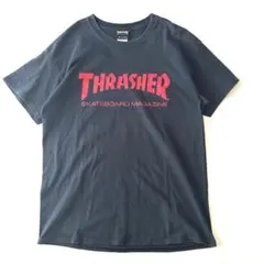 00’s Thrasher Tシャツ オールド　ビンテージ　ブラック　フェード