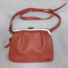 studio CLIP　がま口ショルダーバッグ 合成皮革　翌日発送