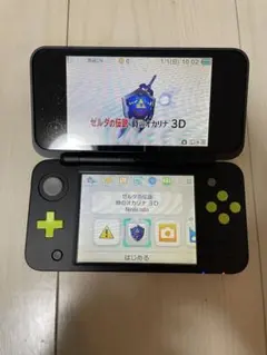 New nintendo 2ds LL ブラック×ライム