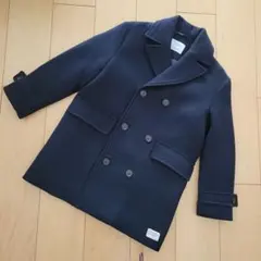 ZARA KIDS boysネイビー ダブルブレストウールコート140cm