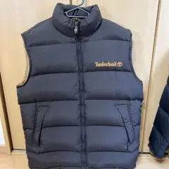 Timberland ノースリーブダウンジャケット M 黒