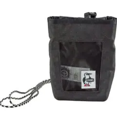 チャムス ショルダーポーチ スマホショルダー　ブラック